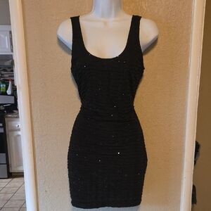 Forever 21 Black Sparkle Mini Dress